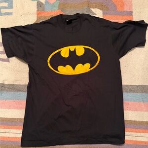 Vintage Batman T Shirt Screen Stars Size XL Single Stitch Black 1989